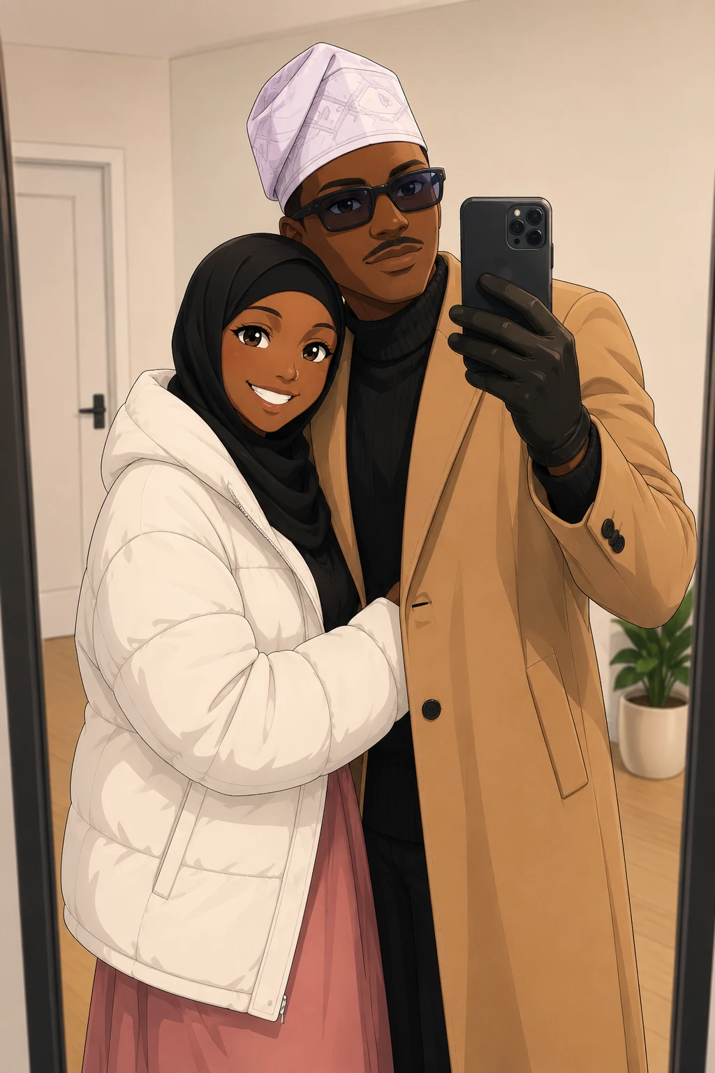 Illustrated moment 23 from Hadeeart and Hammed's story.
